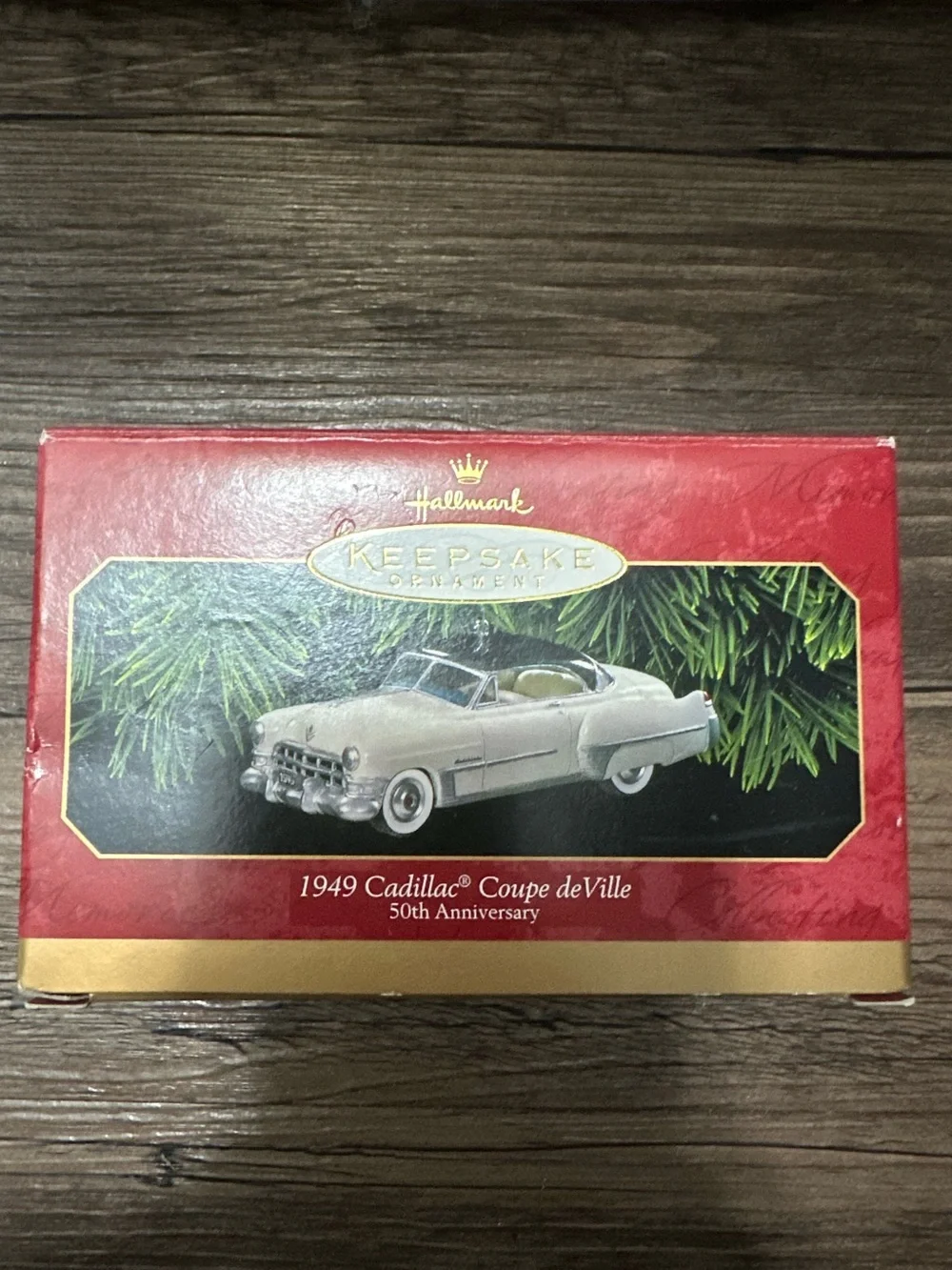 Hallmark Keepsake Ornament, 1949 Cadillac Coupe De Ville, 50th Anniversary